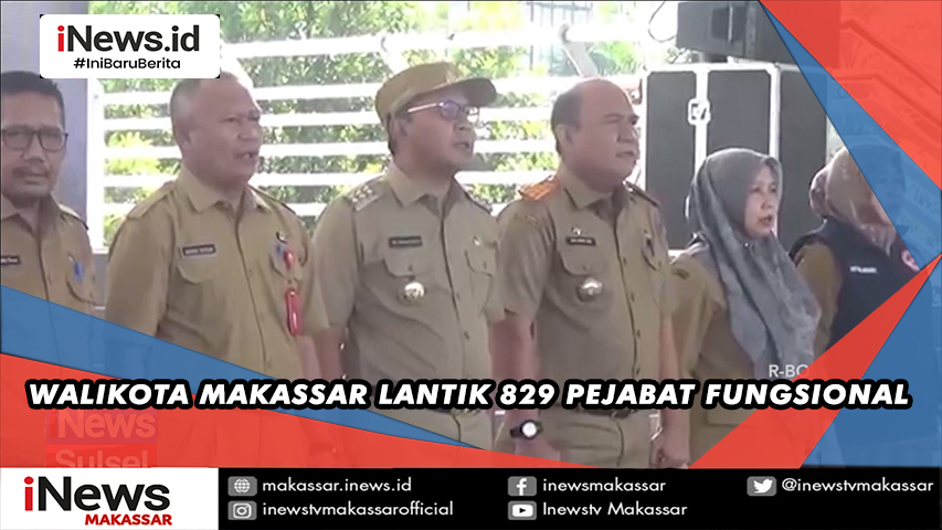 Walikota Makassar Lantik Pejabat Fungsional Inews Makassar