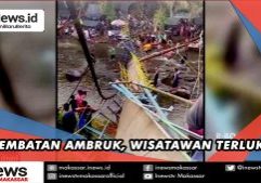 JEMBATAN AMBRUK, WISATAWAN TERLUKA