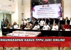 PENGUNGKAPAN KASUS TPPU JUDI ONLINE